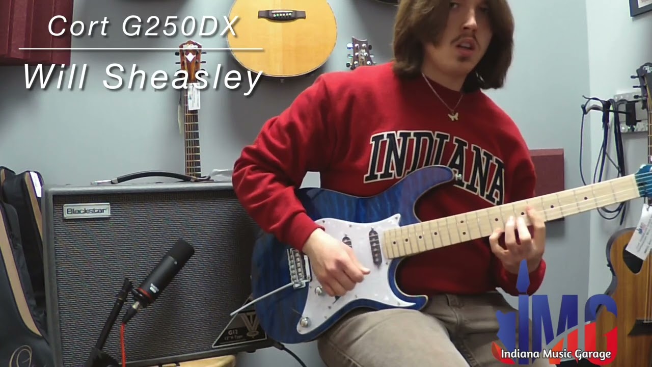 Cort G250DX: Transparent Blue