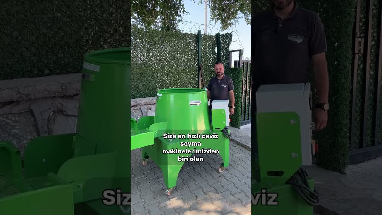 Yeni Tasarım Ceviz Soyma Makinesi - Kadıoğlu Nutmec280ED