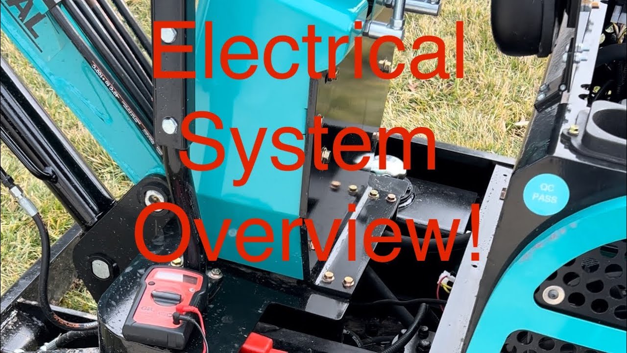 Electrical Overview On Chinese Mini Excavator QH12 FF12
