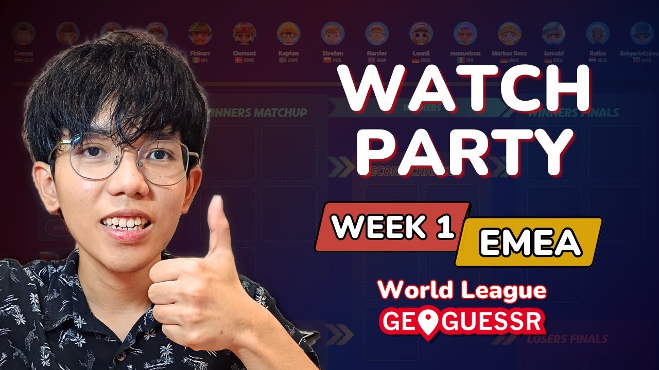[🔴Live ] Watch Party ไทย | Geoguessr World League 2026 Week 1 - EMEA
