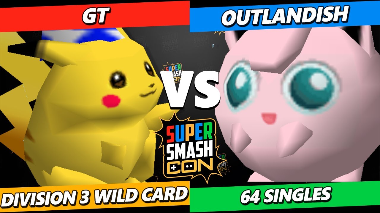 SSC 2023 - GT (Pikachu) Vs. OutLandish (Jigglypuff) Smash 64 - SSB64