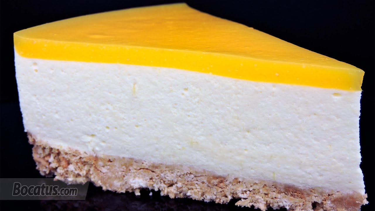 Tarta de Mango (fácil y sin horno)