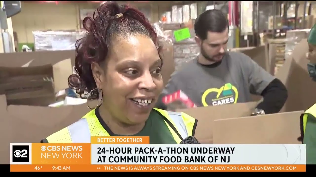 Pack a thon underway at NJ food bank