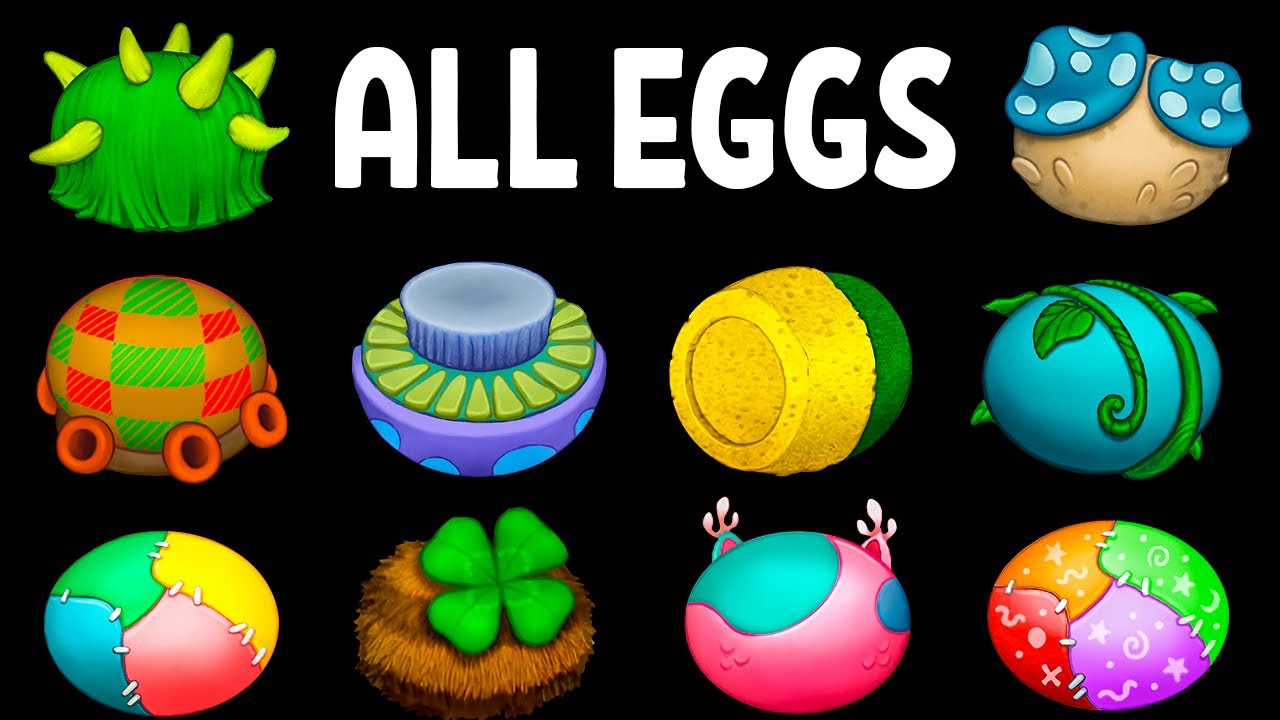 All Eggs - My Singing Monsters: Faerie Island (Sound and Animation)