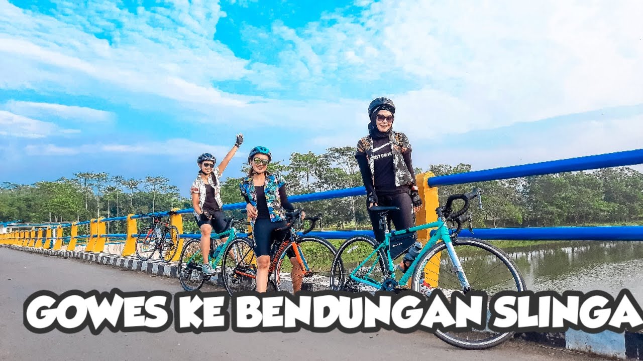 Gowes ke Bendungan slinga Purbalingga ||Women Cycling