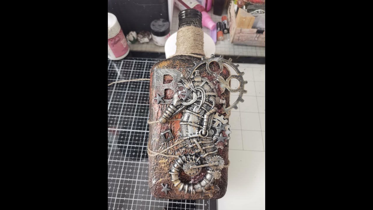 Steampunk Flasche