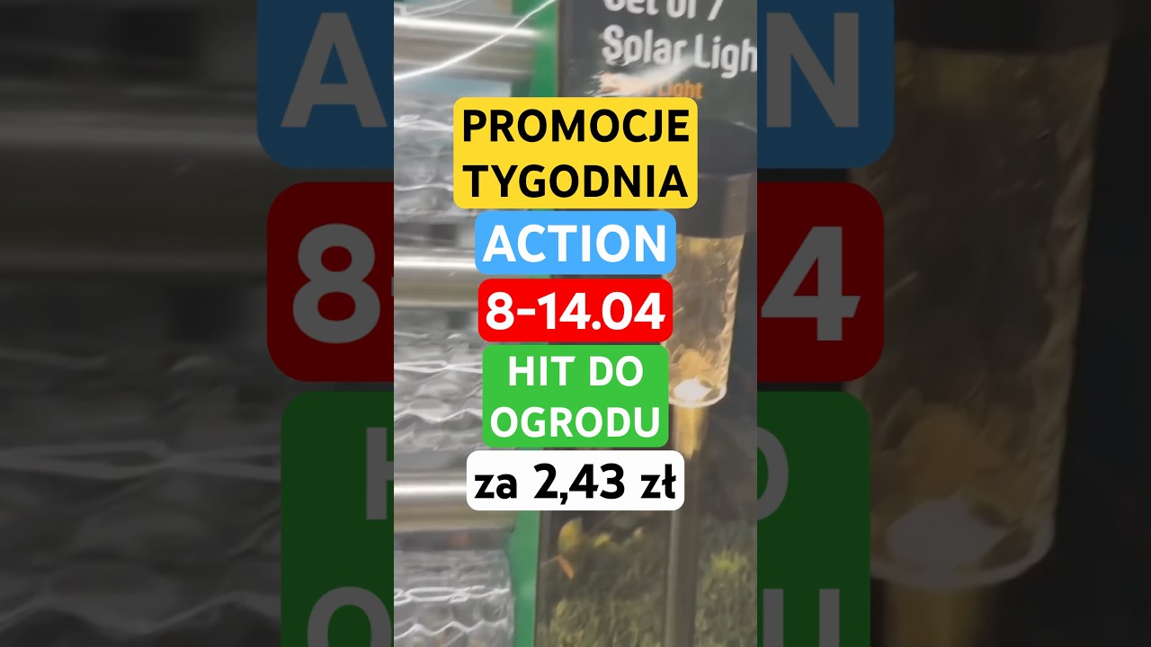 ✅ PROMOCJE 8-14.04‼️ #action #actioncowartokupić #actionhaul  #przeglądp&oacute;łek #zakupy #actionpolska