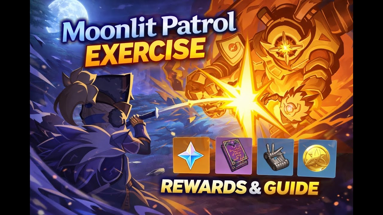 Moonlit Patrol Exercise Day 1 - Genshin Impact New Event #genshinimpact #genshin