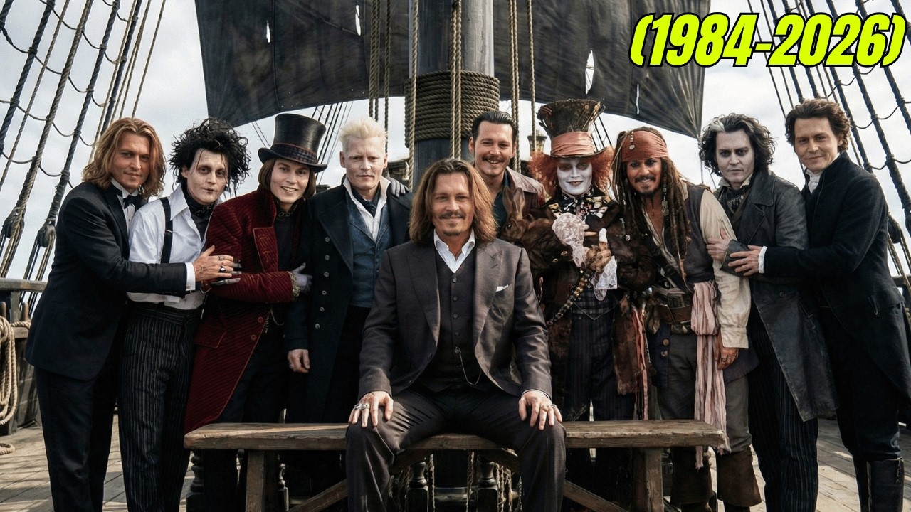 Johnny Depp: Then vs. Now | 40 Years of Legendary Transformations