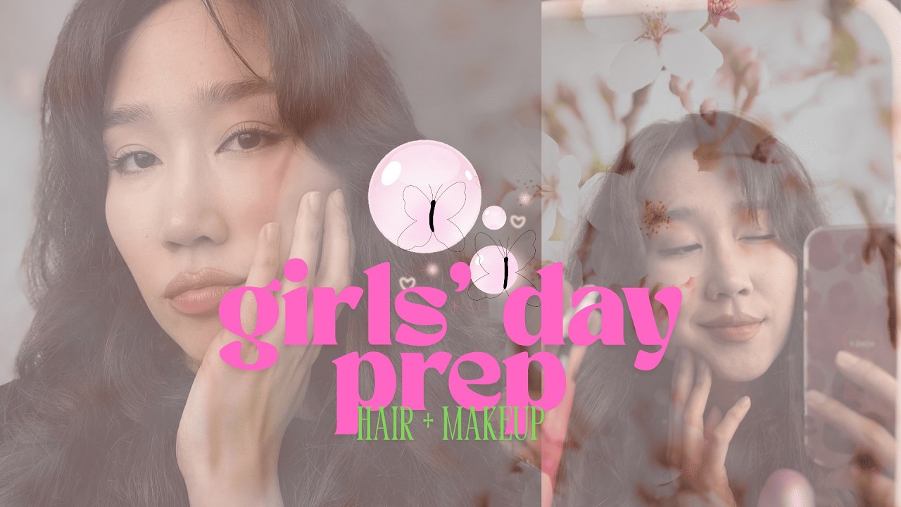 17/50 | quick hair & makeup before meeting my friend