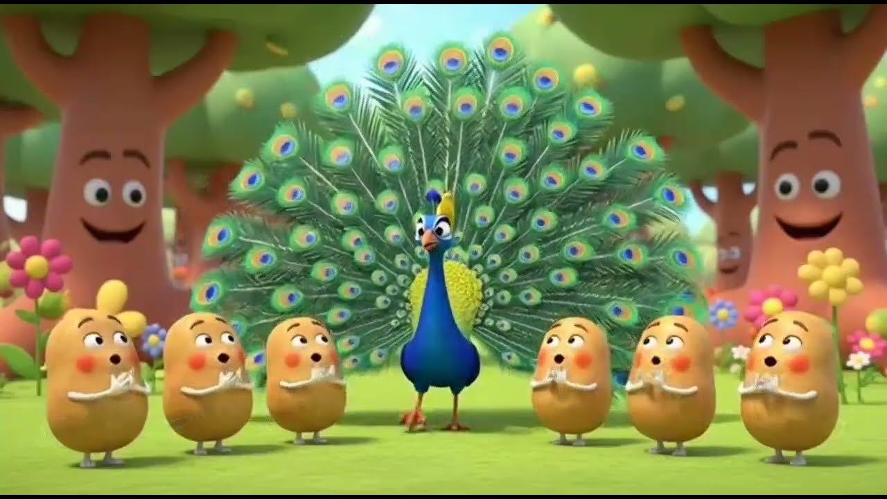 “PAANCH CHUTE ALOO – EK MOTA MORE | Best Hindi Nursery Rhymes & Kids Songs”