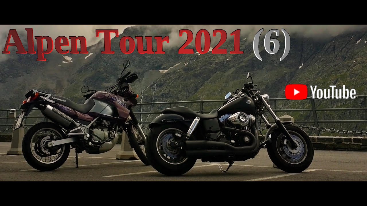 Alpen Tour 2021 Part (6) Fuscher T&ouml;rl - Kaiser Franz Josefs-H&ouml;he Harley  Fat Bob (RAW Sound)