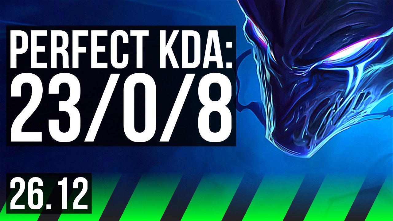 NOCTURNE vs KHA'ZIX (JGL) | Perfect KDA: 23/0/8, 37K damage | NA Master | 26.12