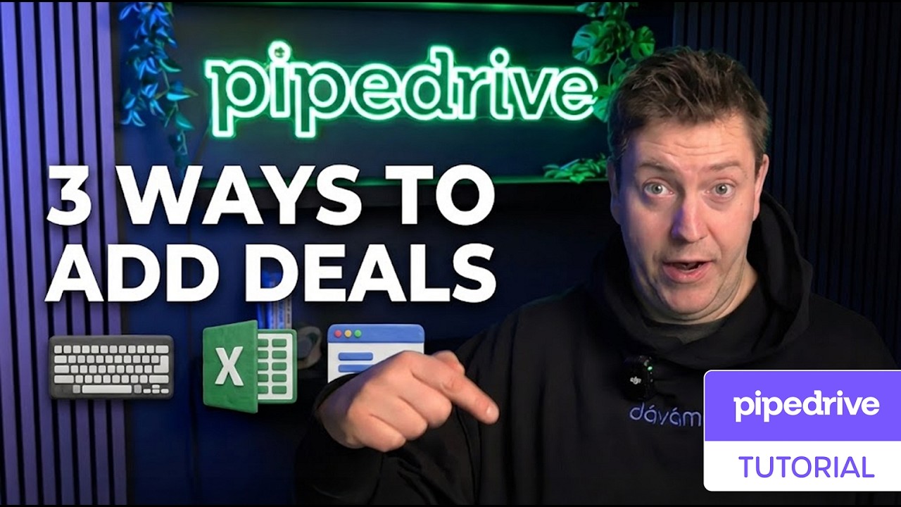 Прекратите тратить время на добавление сделок в Pipedrive (сделайте это вместо этого)
