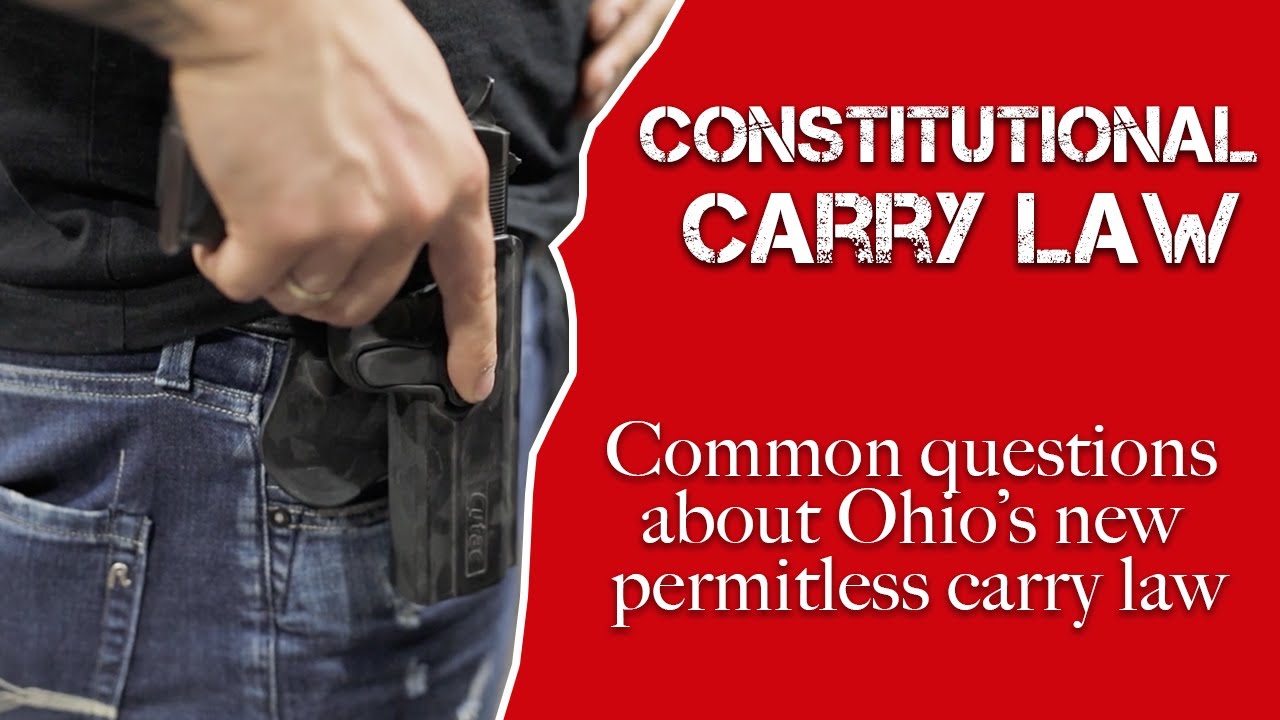 What does Ohio's Constitutional Carry Law mean for gun owners?