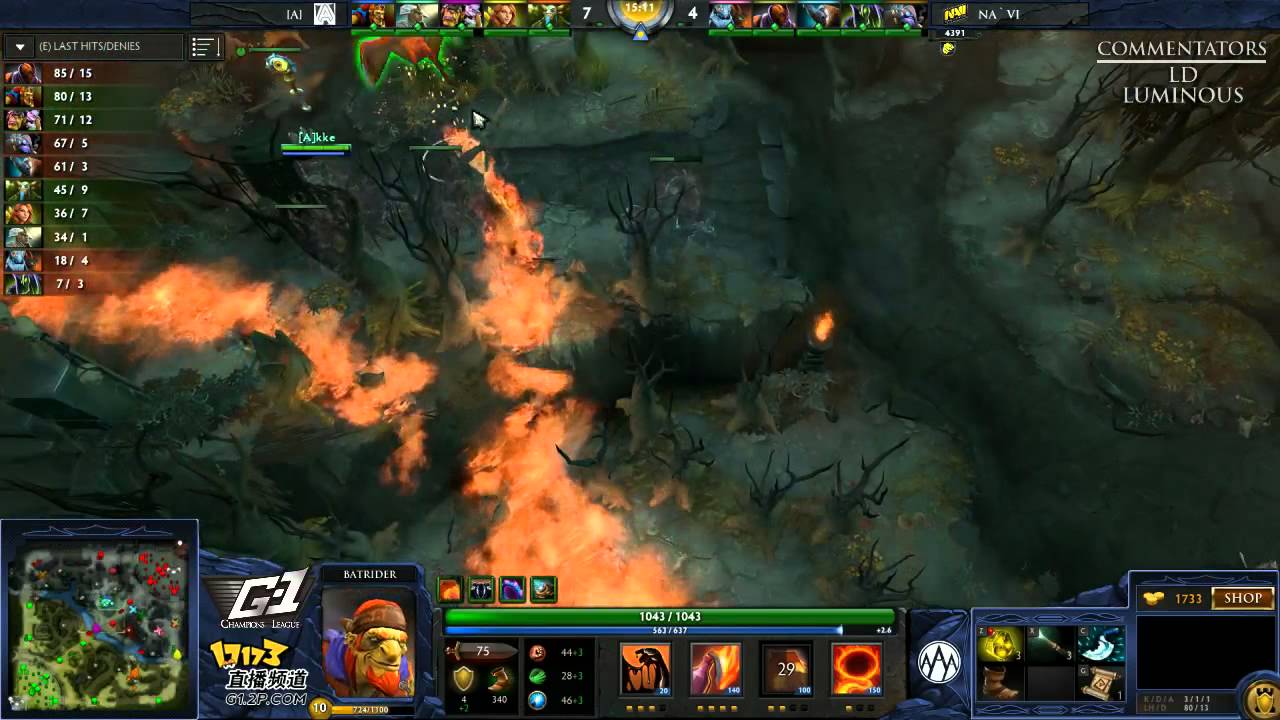 Na`Vi vs Alliance (NTH) - Game 3 (G-1 League - NA/EU Qualifier)