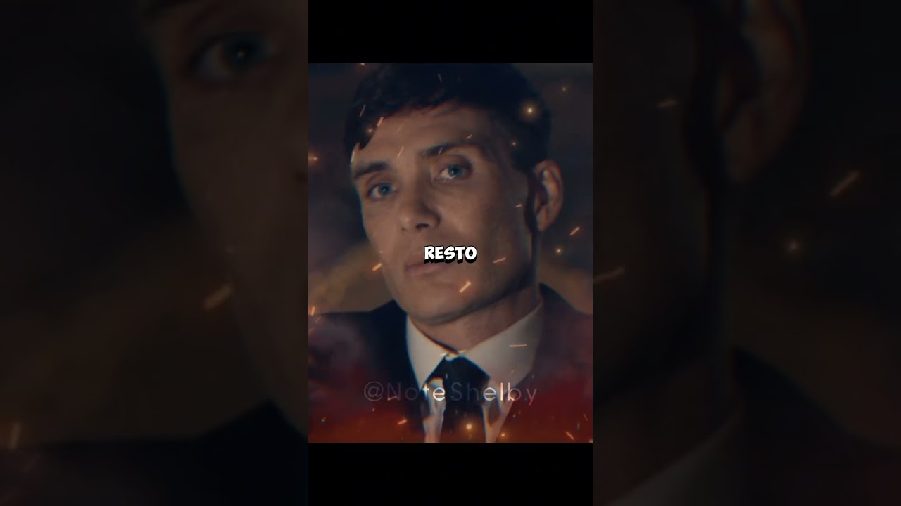 Não tenha pressa de viver. #thomasshelby #reflexão #viva #vida #pensamentos