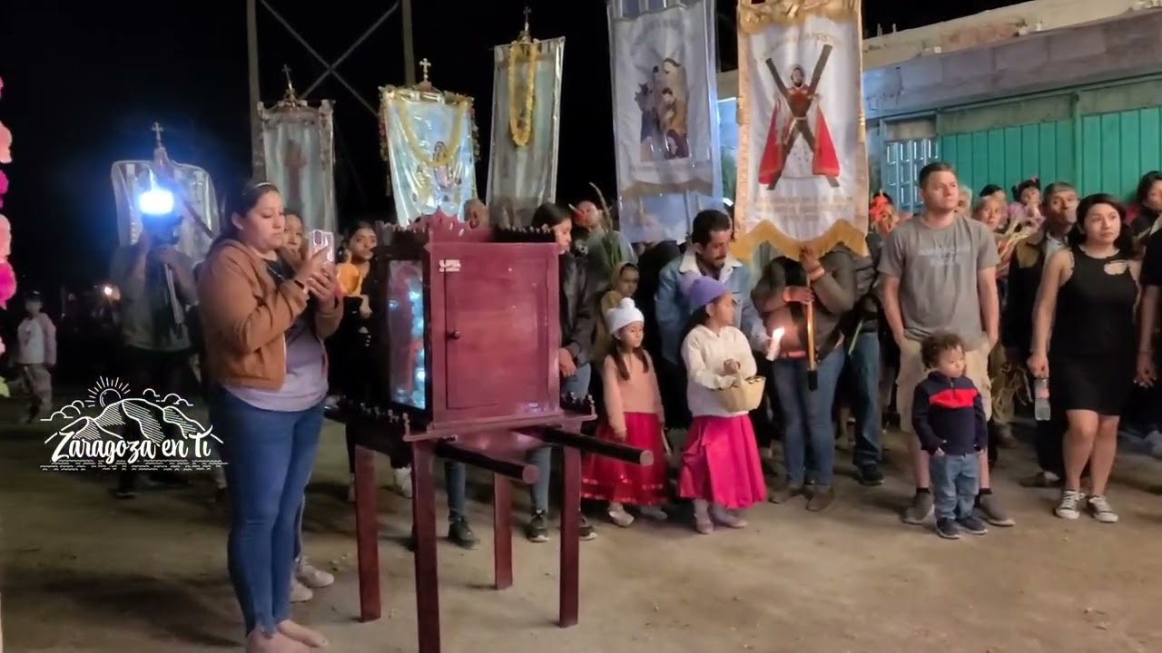 Recorridode toda la procesión por las calles de zaragoza con la Virgen de Guadalupe _ 11/02/2024