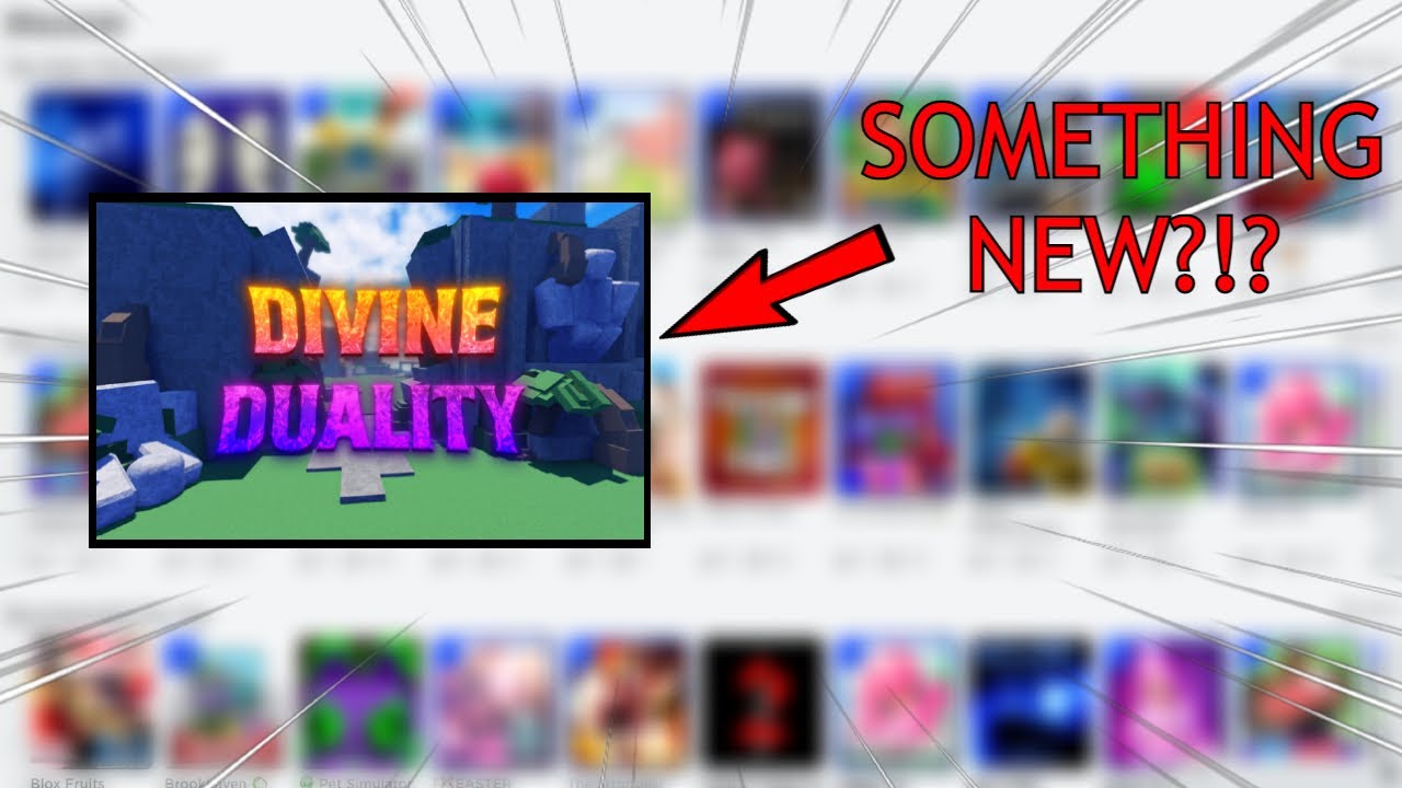 finally, a GOOD roblox game I Divine Duality