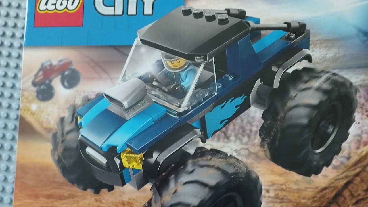 Lego City 60402 : Le Monster truck bleu -Montage-
