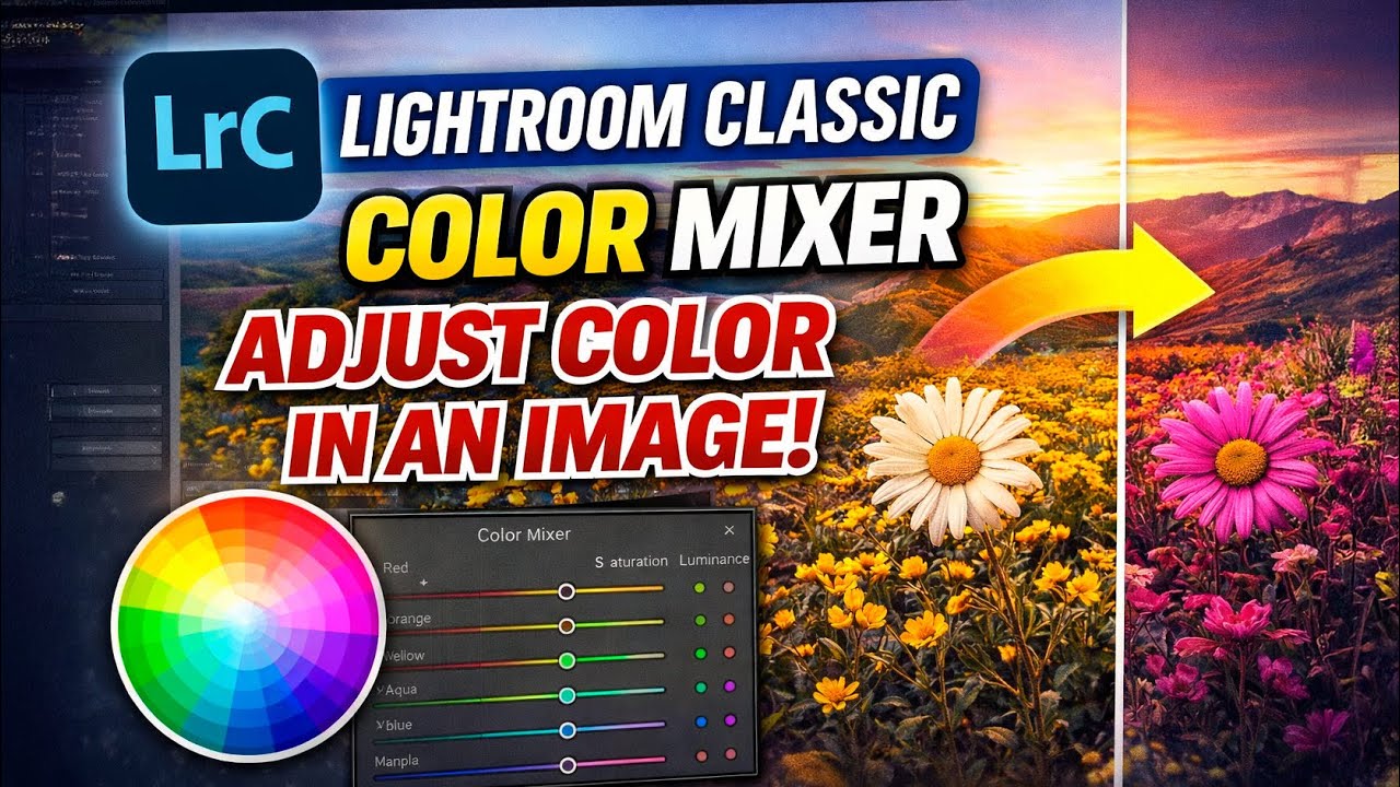 Lightroom Color Mixer-Lightroom to Photoshop 4K