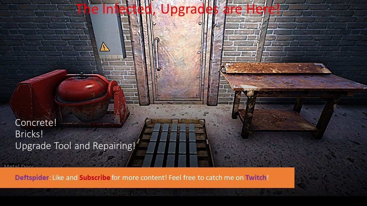 Upgrades! Concrete! Bricks! Upgrade Tool! Repairs! The Infected Gameplay
