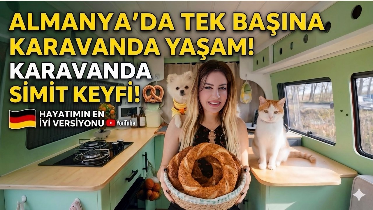 Almanya&rsquo;da Tek Başına Karavan Hayatı 🚐 T4&rsquo;te Ger&ccedil;ek Van Life