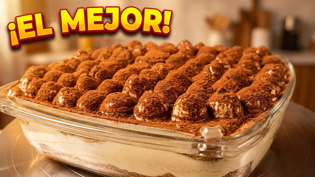 ¡EL MEJOR TIRAMISÚ CASERO! ☕🇮🇹 Receta con Savoiardis Caseros (Homemade Tiramisu)