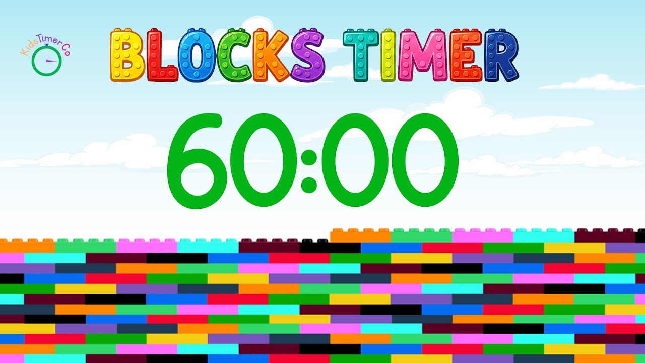 60 Minute Blocks Timer - Kids Visual Timer