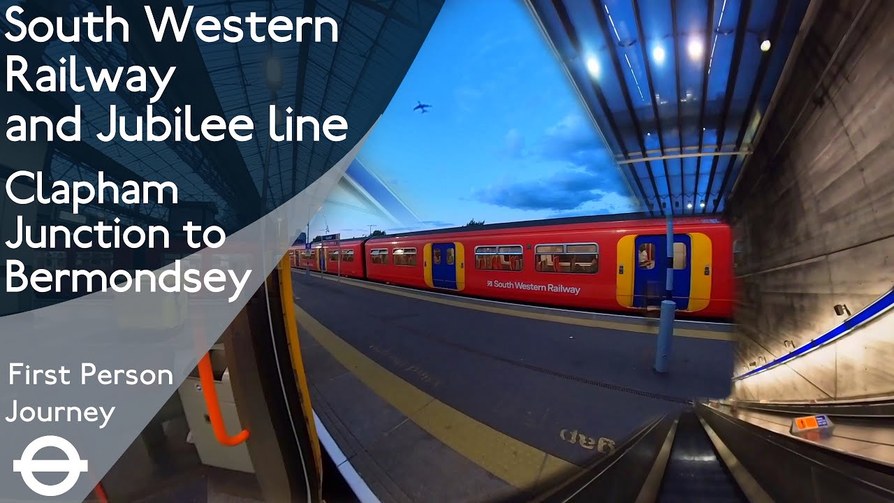 London Underground & SWR First Person Journey - Clapham Junction to Bermondsey via Waterloo