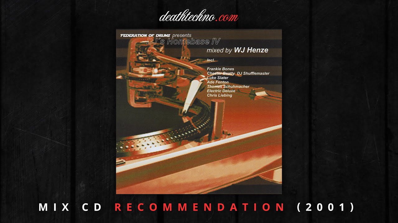 DT:Recommends | Federation of Drums - DJ's Homebase IV - Wolf J&ouml;rg Henze (2001) Mix CD