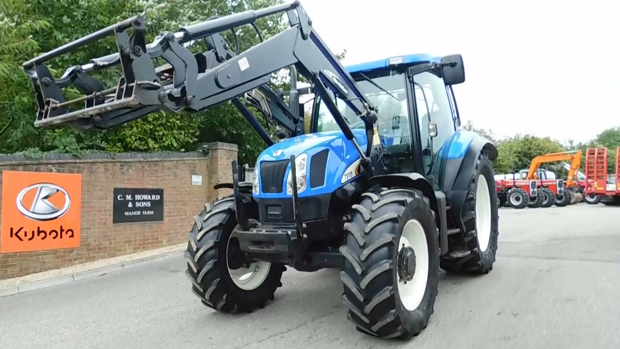 NEW HOLLAND TS115A & FL120 LOADER
