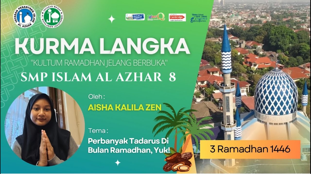 KURMA LANGKA 3 Ramadhan | Perbanyak Tadarus Di Bulan Ramadhan, Yuk!