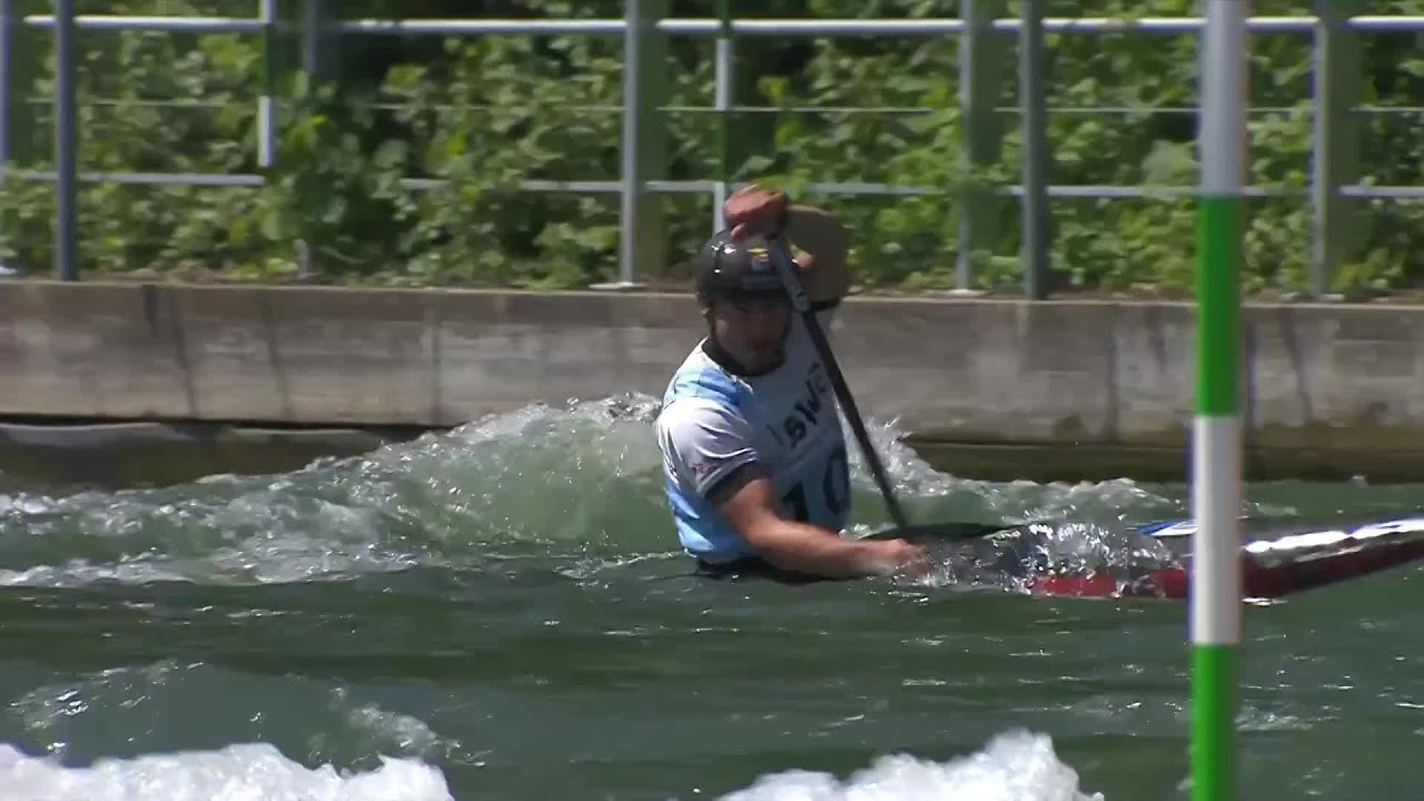 Raffaello Ivaldi Italy Semi-Final / 2023 ICF Canoe-Kayak Slalom World Cup Augsburg Germany