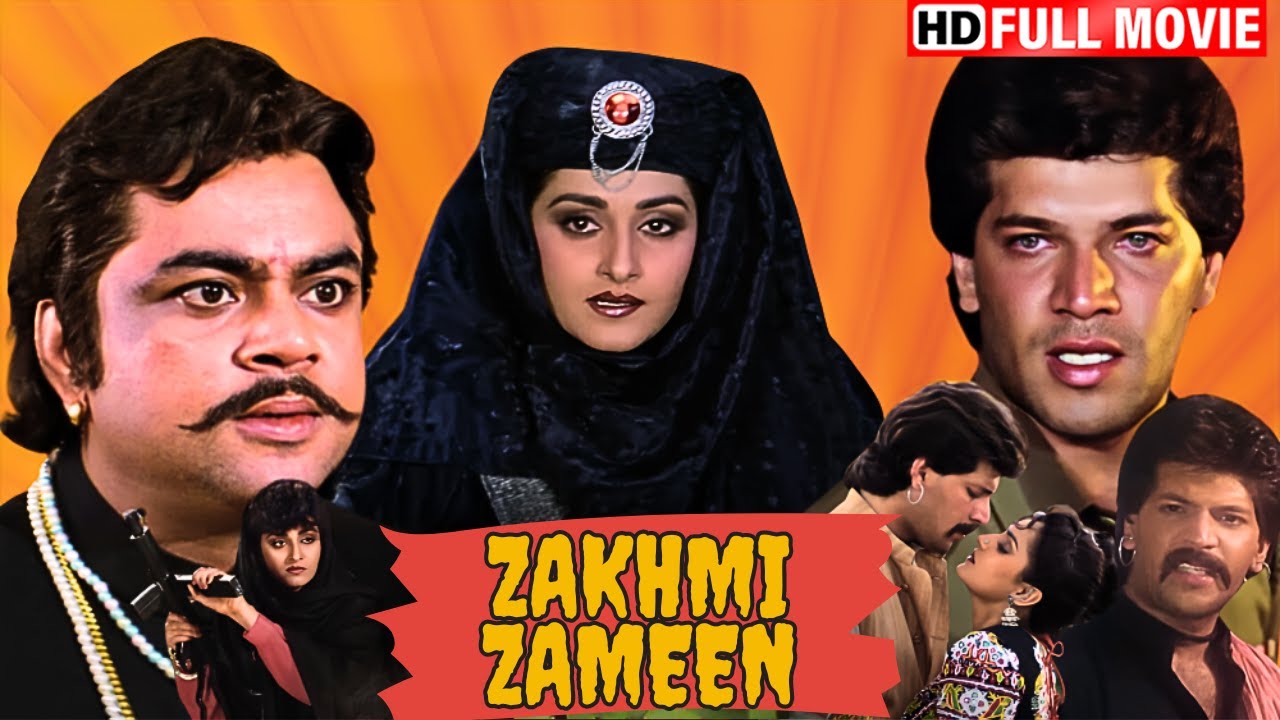 राधा का बदला | Aditya Pancholi, Jaya Prada, Mona Ambegaonkar | Zakhmi Zameen Full Action Movie