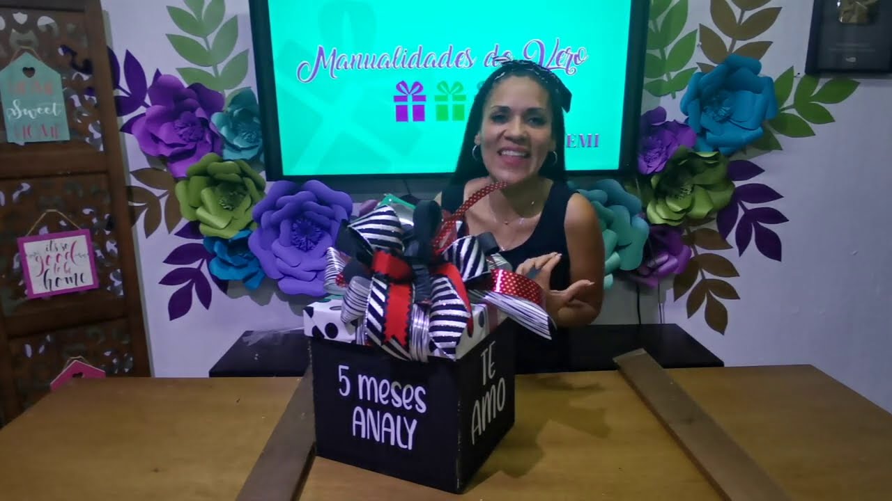 Caja explosiva con dulces ♥ ¡Regalo SORPRESA para tu novio!