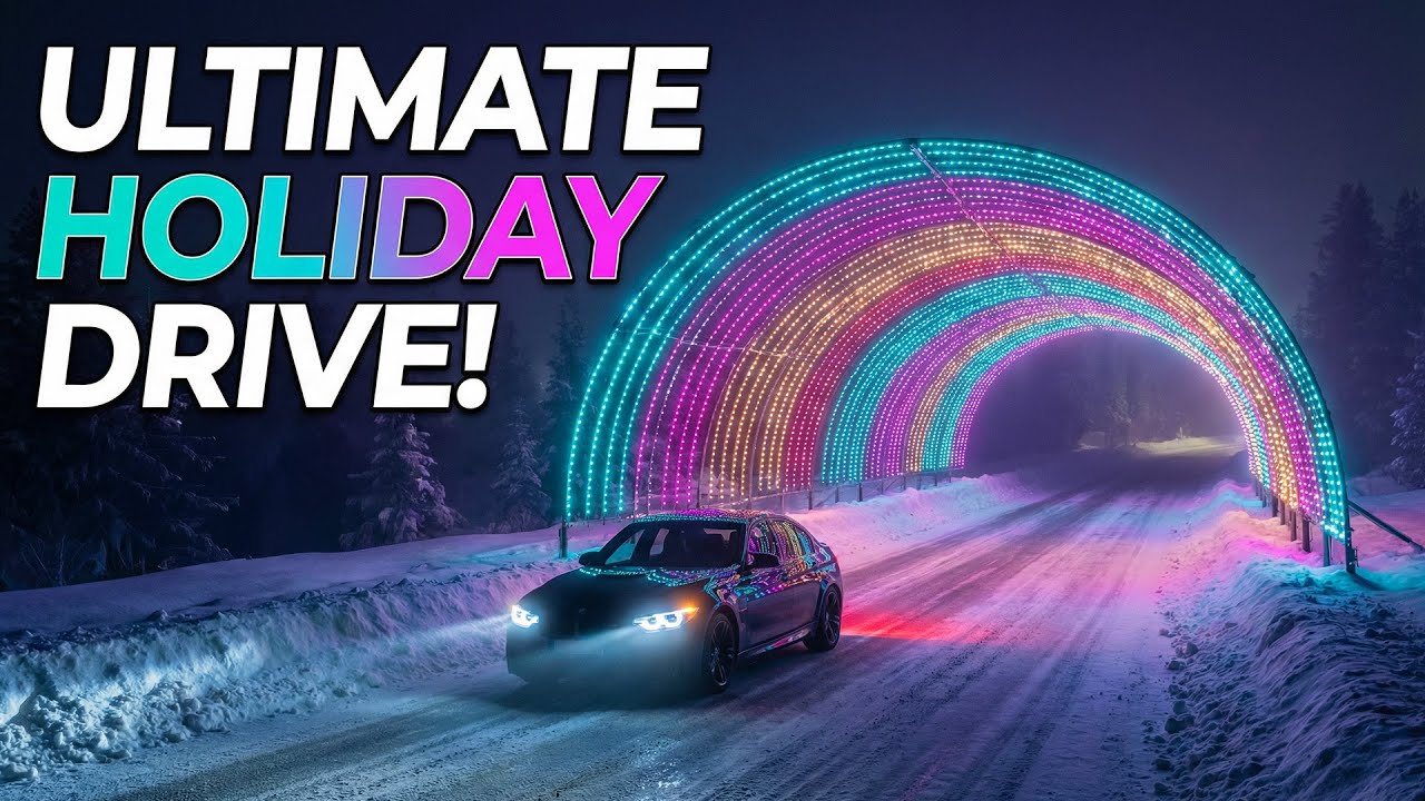 Bright Nights Holiday Lights Drive (USA) 🚗✨ Cozy POV Night Ride