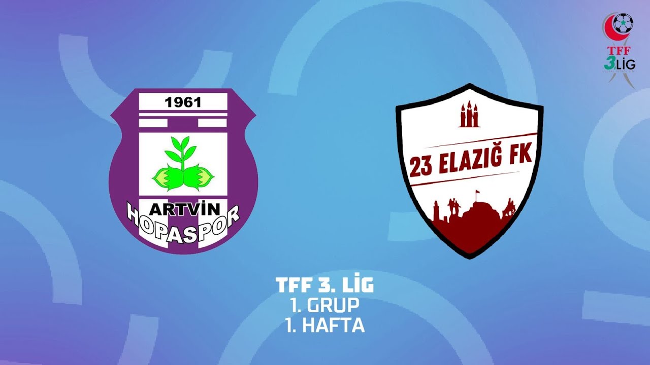 TFF 3. Lig 1. Grup | Artvin Hopaspor – 23 Elazığ Futbol Kulübü
