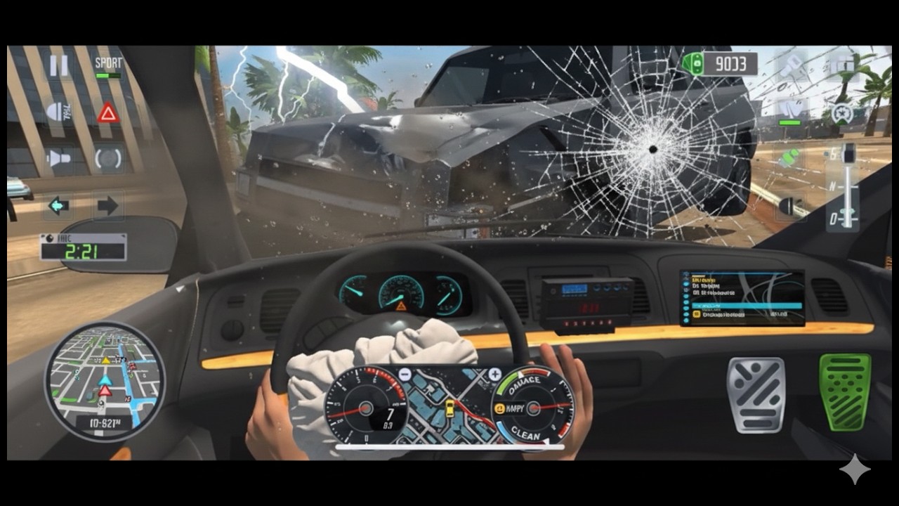 🚕 Taxi Car Simulator : EV0 🚕 | The Wildest Taxi Ride in Miami! 😱 | Mobile Gameplay