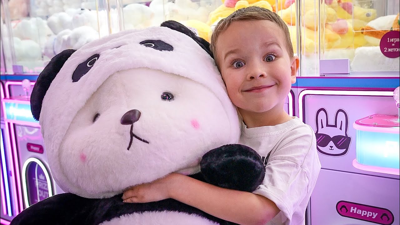 Игровые автоматы Plushpals | Автомат кран хватайка | Дядя Фёдор и Медведь