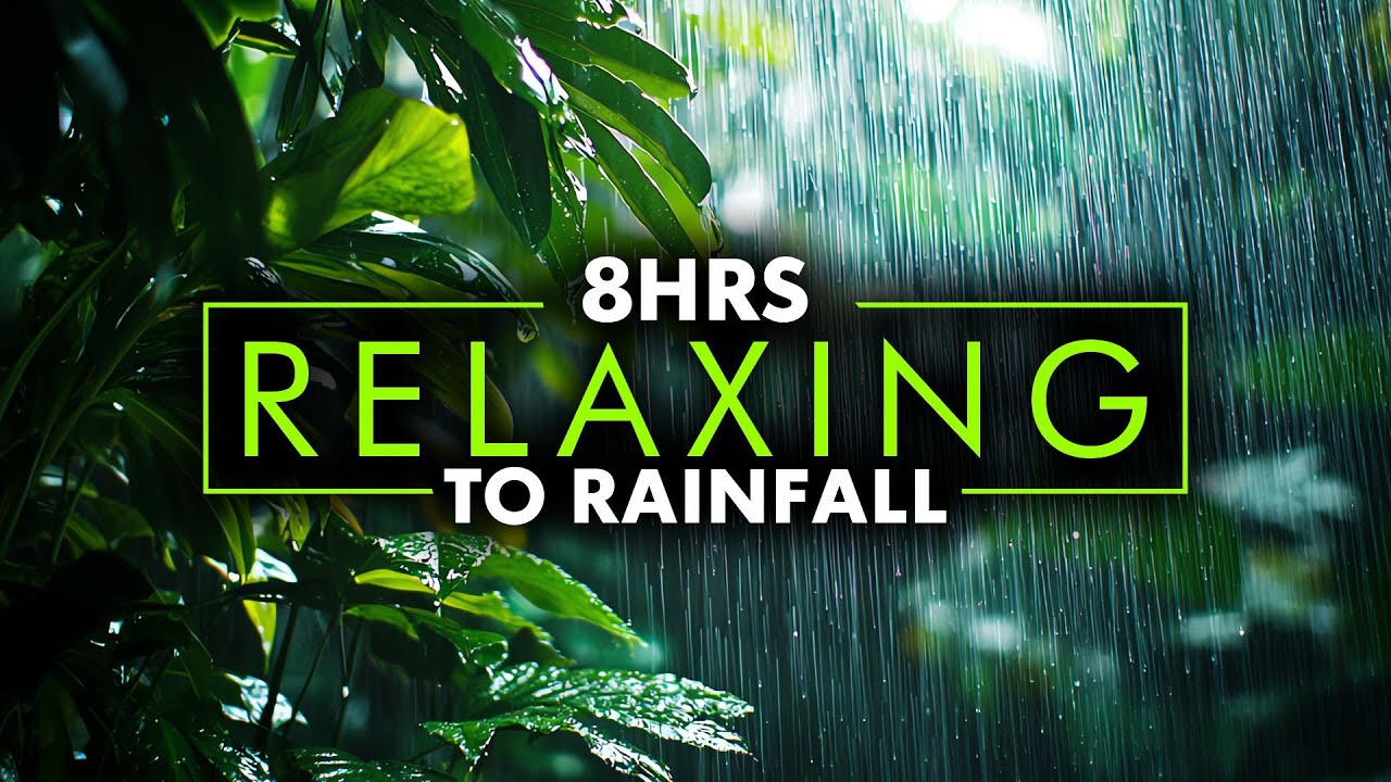 8 Hours Real Rain NO MUSIC | Relaxation and Sleep