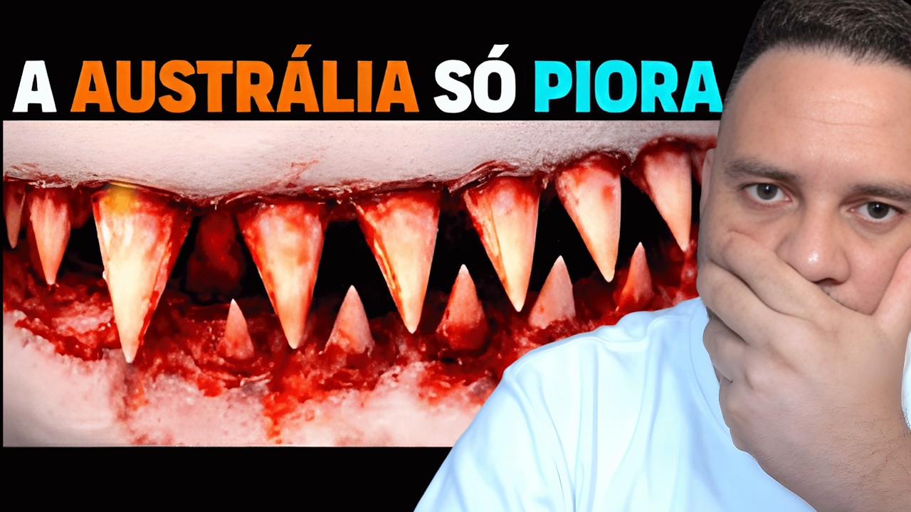 React!!! A Austrália SÓ PIORA: Praias fechadas e MUITOS ATAQUES em 48 horas
