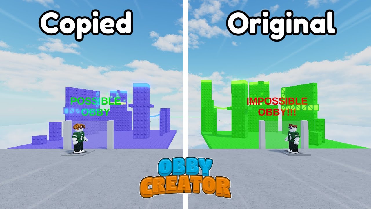 Копирование чужих обби, пока они не заметят 5 (Roblox Obby Creator)