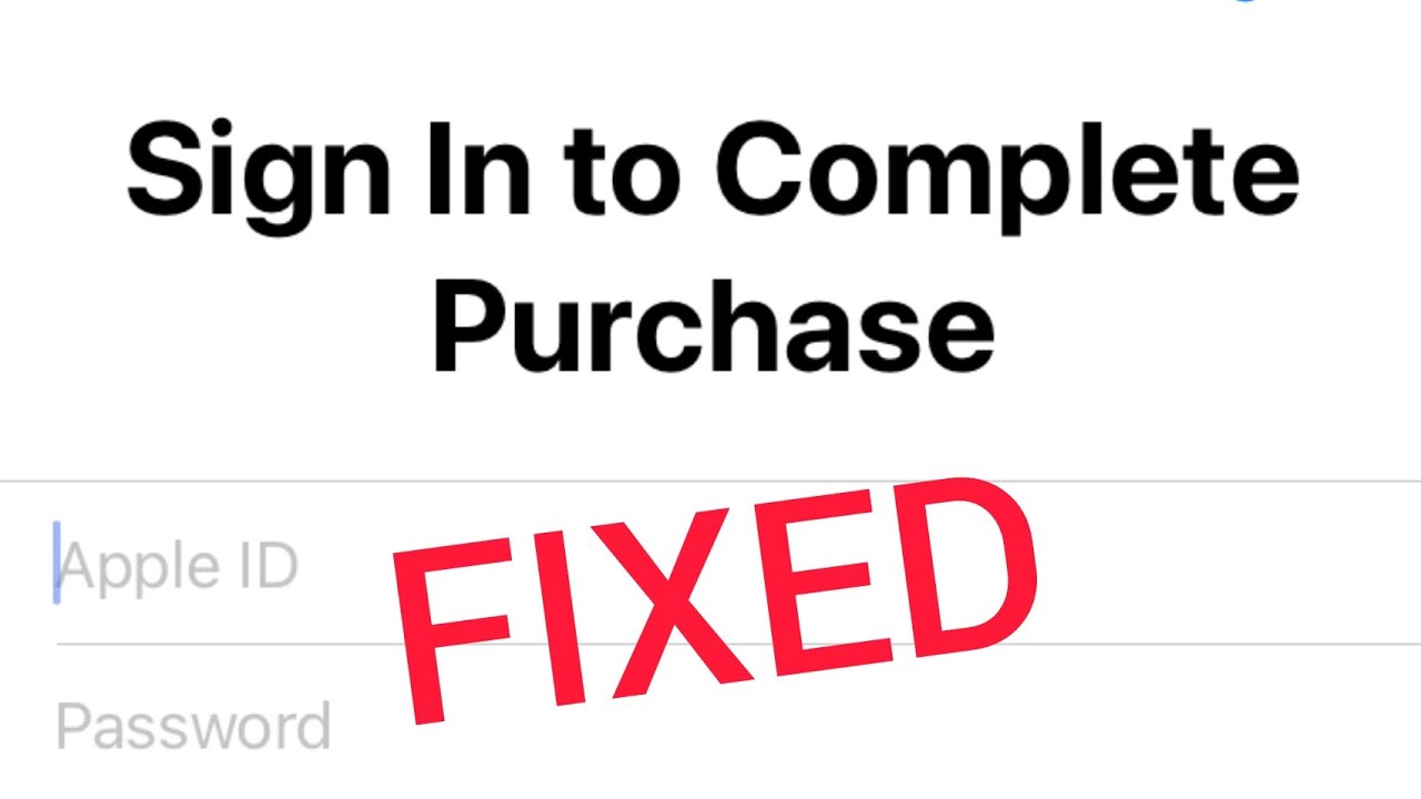 Fixed Sign In To Complete Purchase Error On iPhone - Fix Apps Not Downloading & Installing On iOS 15