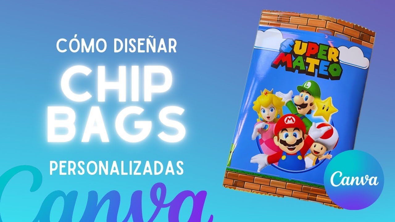 Como hacer chip bags personalizadas en CANVA de forma GRATUITA/Como configurar impresora