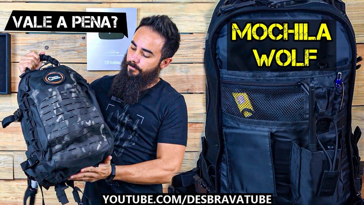 Mochila Wolf da Rota Extrema - Uma mochila para seu EDC, aventura, dia a dia e at&eacute; airsoft