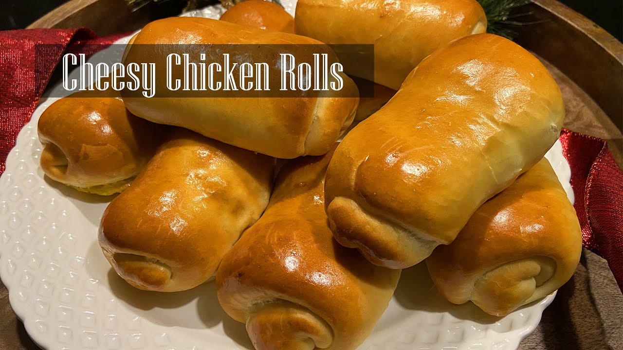 Baked Cheesy Chicken Rolls || Stuffed Chicken Rolls Recipe - RKC