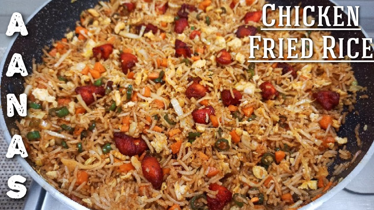 Chicken Fried Rice Recipe in Tamil/சிக்கன் பிரைடு ரைஸ் in Tamil/Chicken Rice in Tamil/#StreetStyle