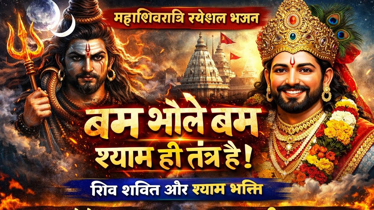 “बम भोले बम – श्याम ही तंत्र है”(Mahashivratri Special Khatu Shyam Bhajan 2026)