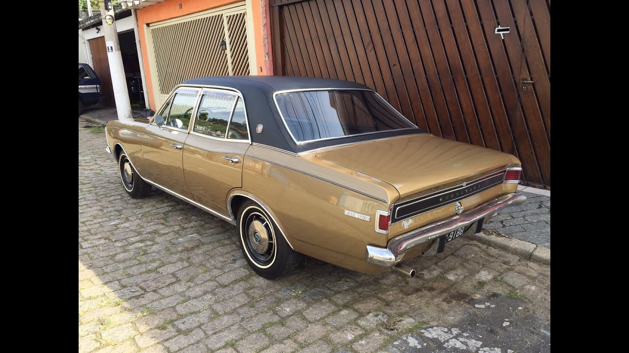 Opala Gran Luxo 1971 2500 Dourado Topazio